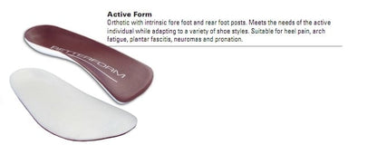 ORTHOS  Custome Made Active Orthotics - Active Orthotics
