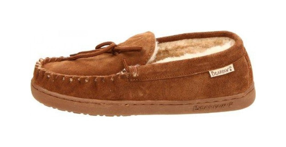 Bearpaw Moc II 2 - Men\'s Sheepskin Slipper - Hickory