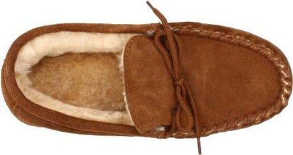 Bearpaw Moc II 2 - Men\'s Sheepskin Slipper - Hickory