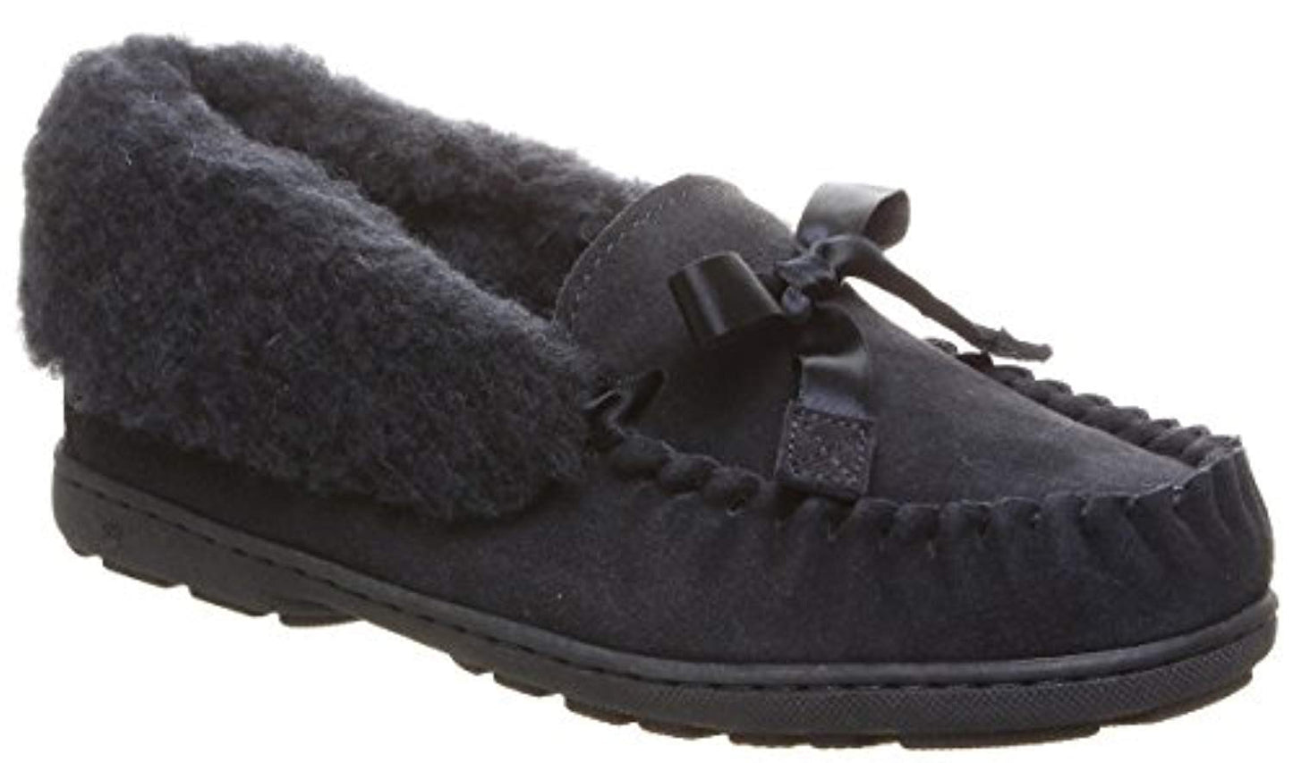 Bearpaw Indio - Women's Fluffy Slipper - 2165W - Navy
