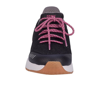 Drew Bandit Women's Athletic/Walking Shoe - Black Mesh Combo - Front View