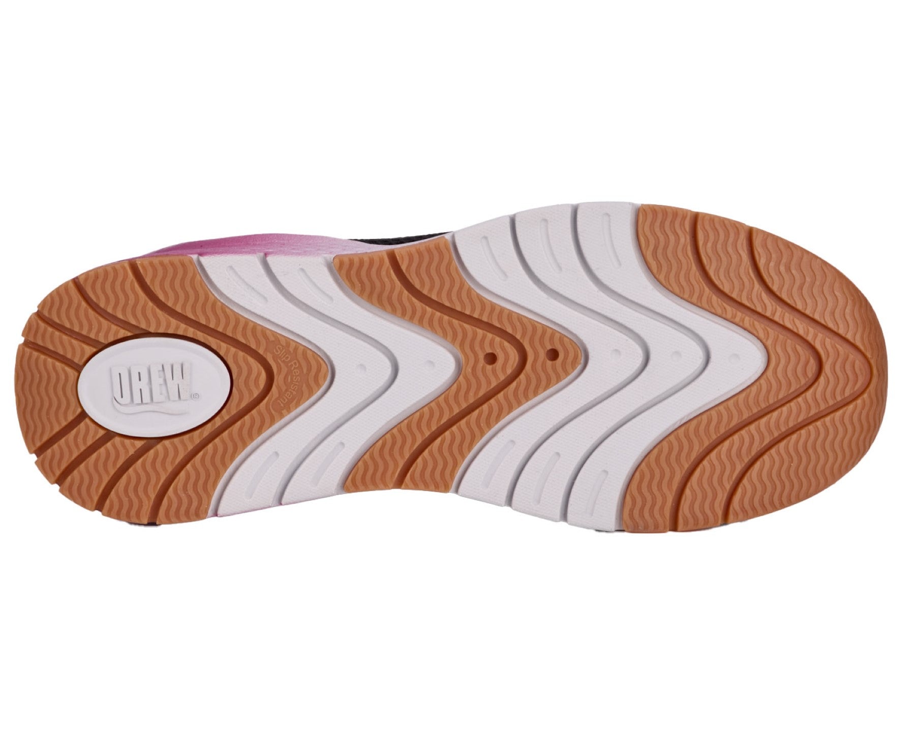 Drew Bandit Women's Athletic/Walking Shoe - Black Mesh Combo - Top View