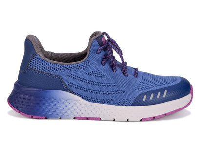 Drew Bandit Women's Athletic/Walking Shoe - Blue Mesh Combo - Outside View