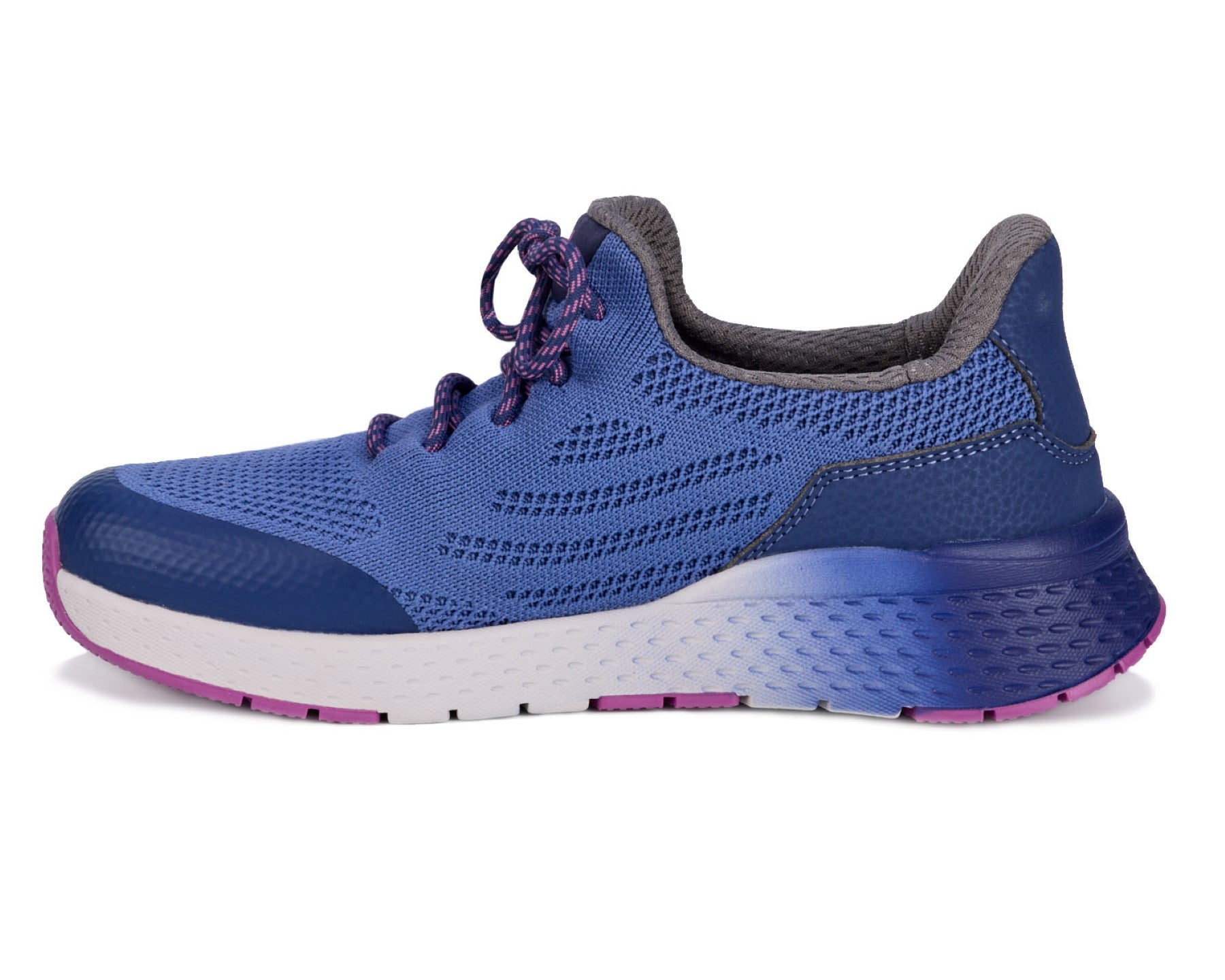 Drew Bandit Women's Athletic/Walking Shoe - Blue Mesh Combo - Inside View