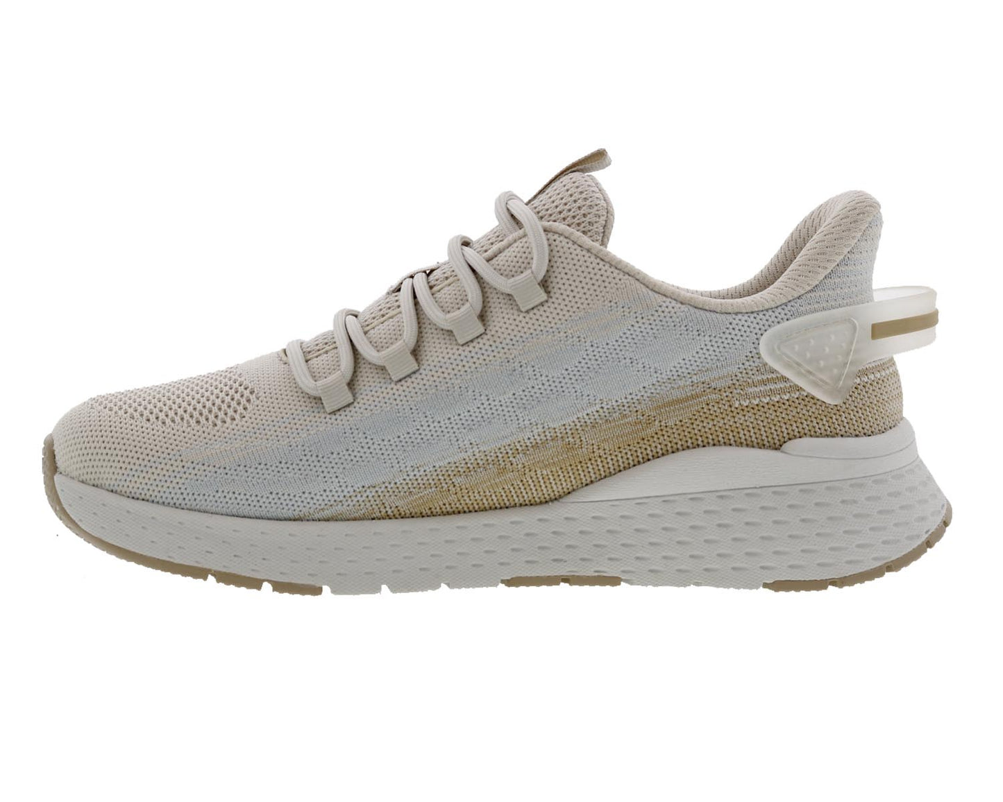 Drew Bestie Women's Walking Shoe - Taupe Mesh Combo - Inside View