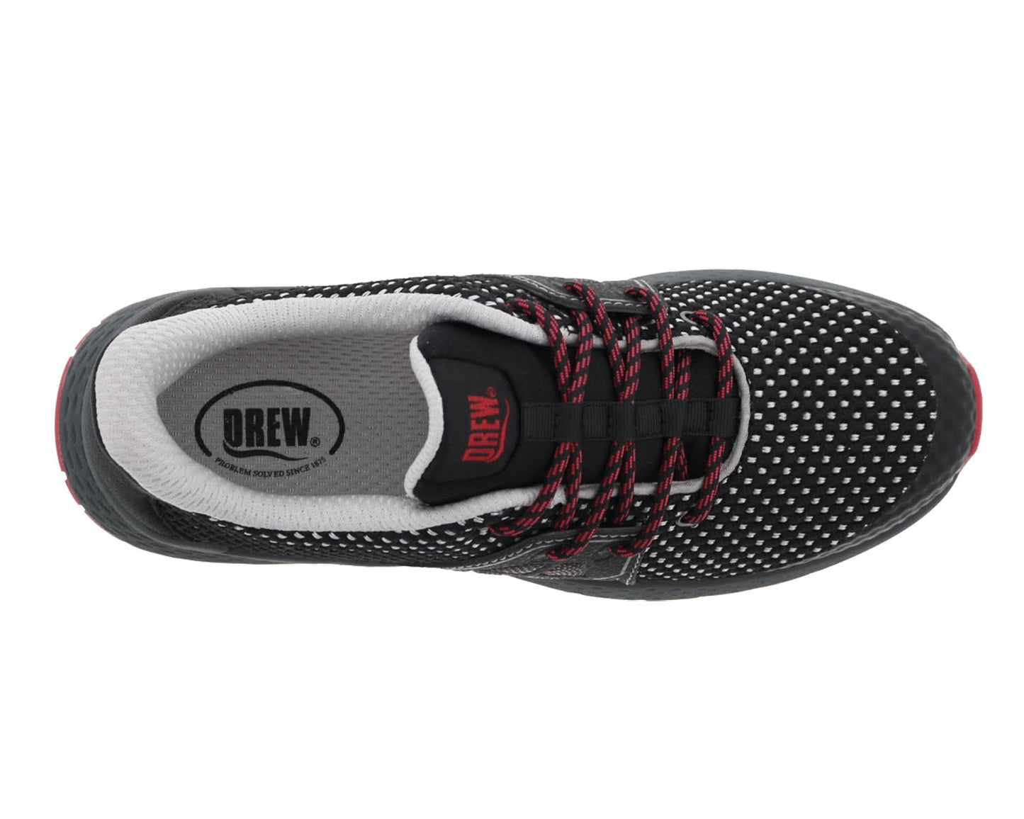 Drew Blondie Women's Athletic Shoes - Black Mesh Combo - Top View