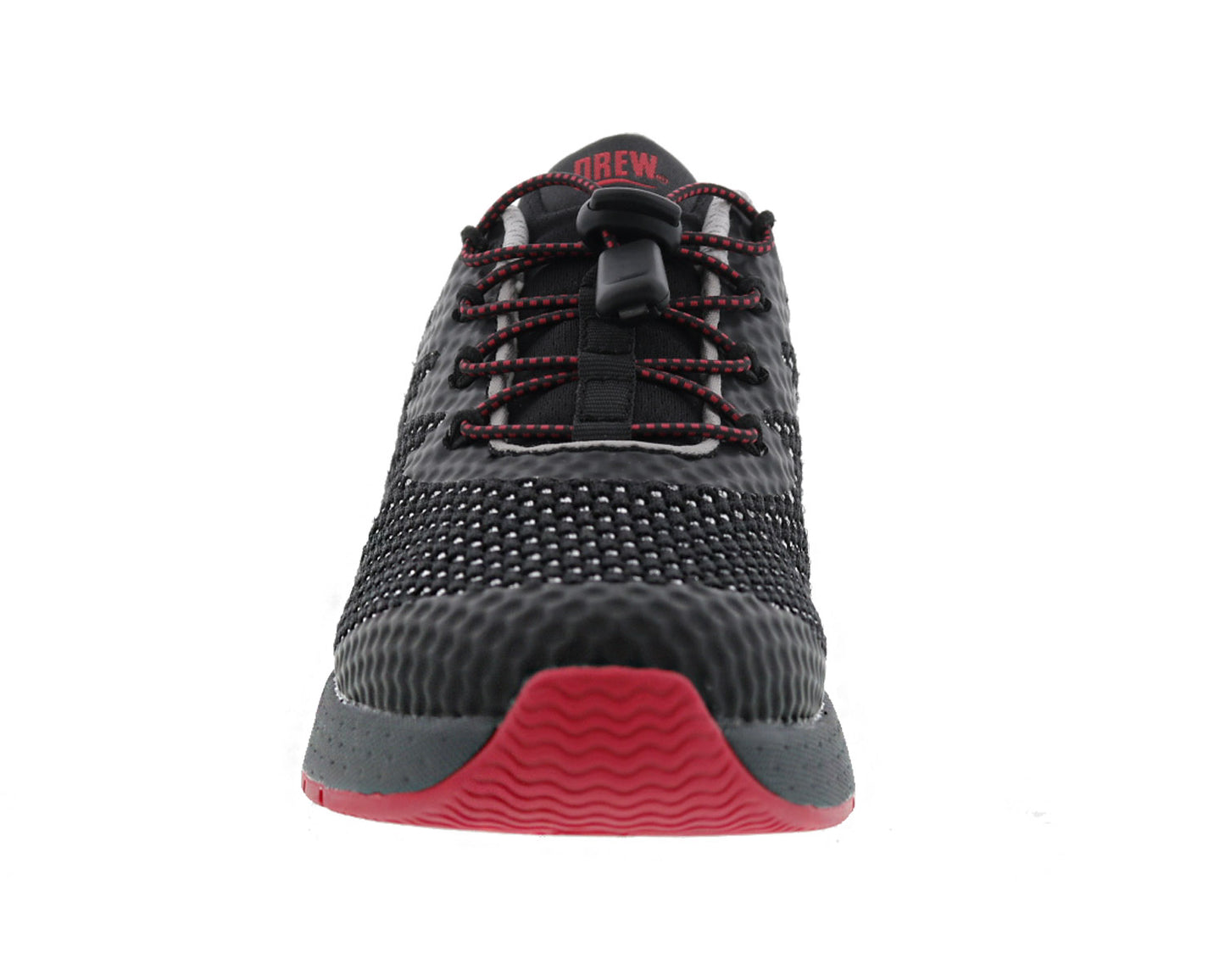 Drew Bravo Women's Comfort Sneakers - Black Mesh Combo - Front View