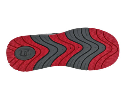 Drew Bravo Women's Comfort Sneakers - Black Mesh Combo - Top View