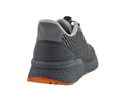 Drew Bravo Women's Comfort Sneakers - Grey Mesh Combo - Back View