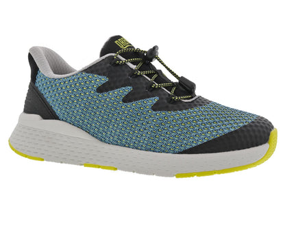 Drew Bravo Women's Comfort Sneakers - Teal Mesh Combo - Main View