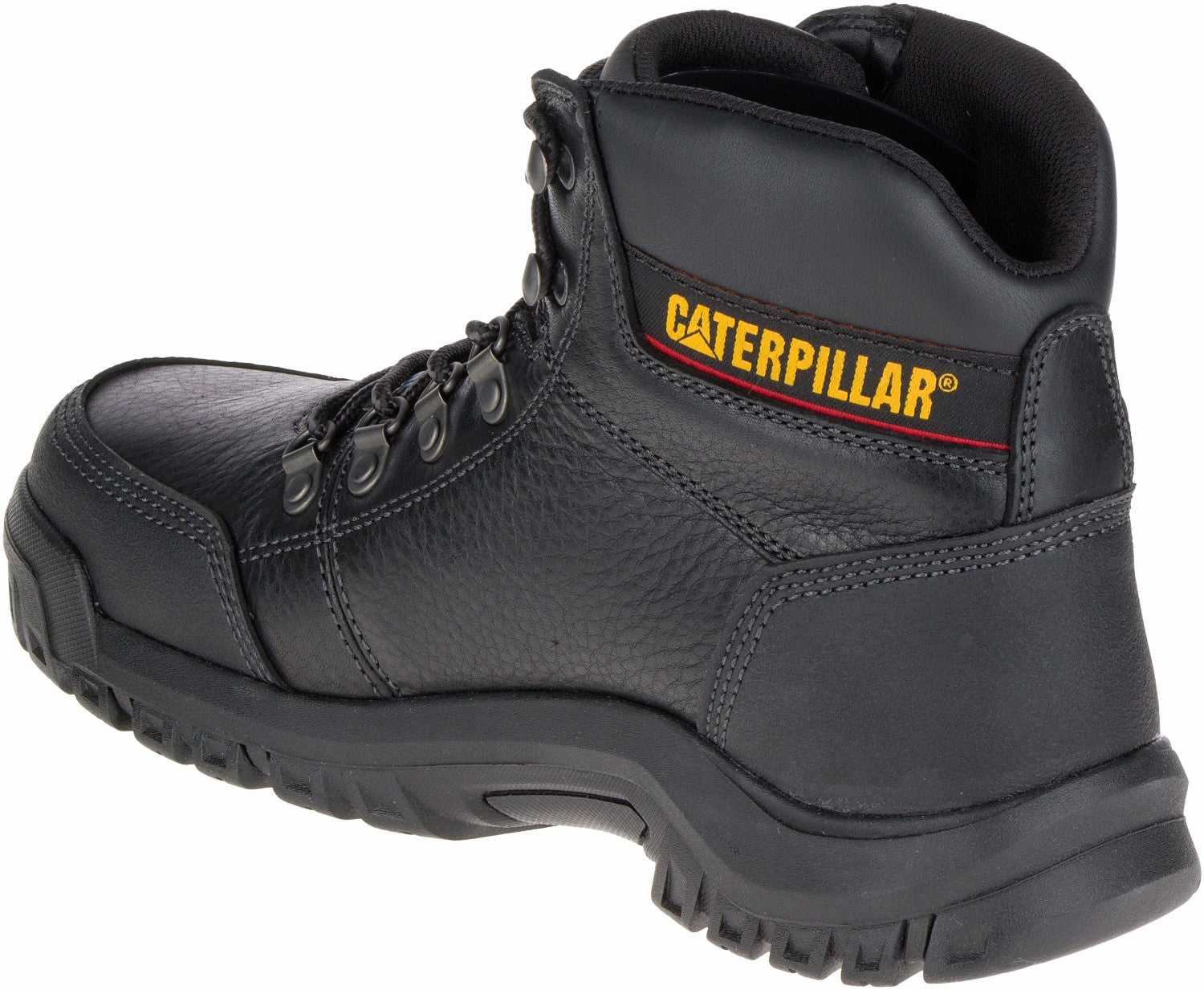 Caterpillar Outline Steel Toe - Black - Men's CAT Work Boots - 225