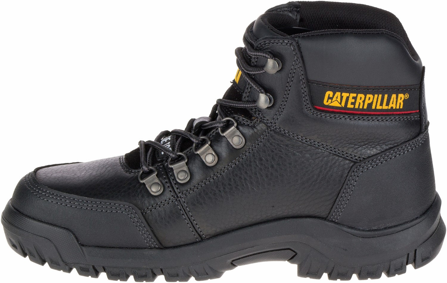 Caterpillar Outline Steel Toe - Black - Men's CAT Work Boots - 80