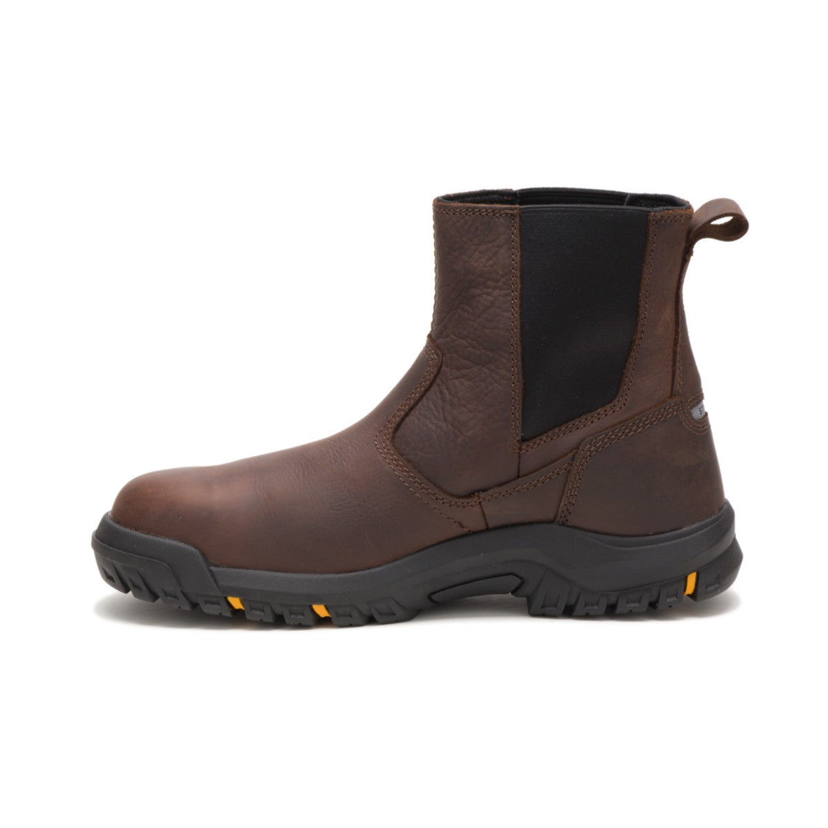Caterpillar Wheelbase Steel Toe Work Boot Men's CAT Footwear - Clay - Left Side