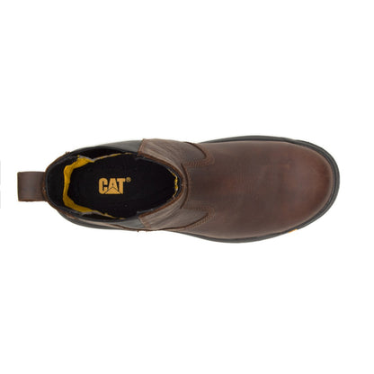 Caterpillar Wheelbase Steel Toe Work Boot Men's CAT Footwear - Clay - Top