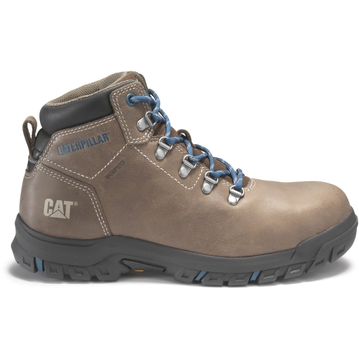 Caterpillar Mae Steel Toe Waterproof Work Boot Women's CAT Footwear - Bay Leaf - Side