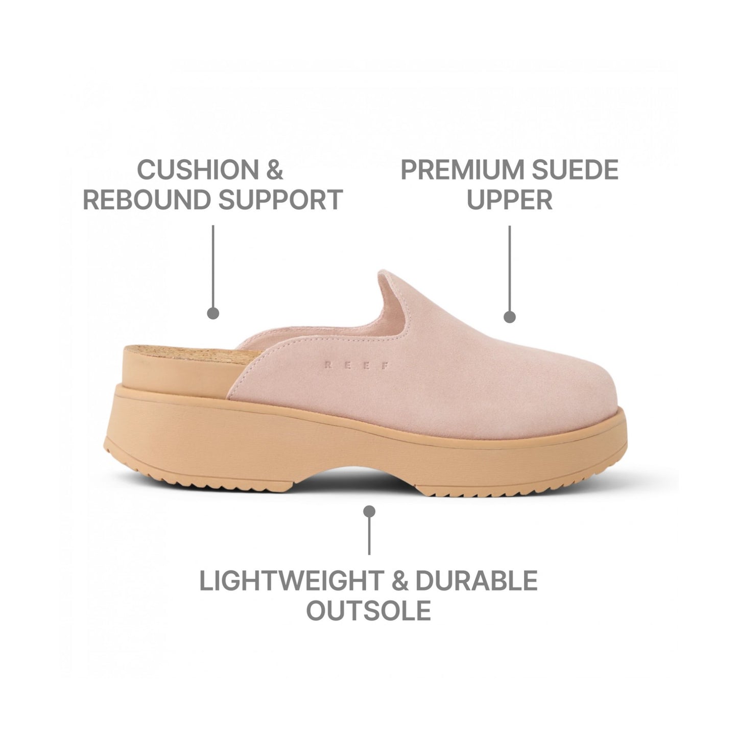 Reef Vista Skye view 8 - Cameo Rose Suede