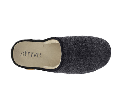 Strive Copenhagen II Women's Arch Supportive Slipper -  Copenhagen Dark Gray Birdseye
