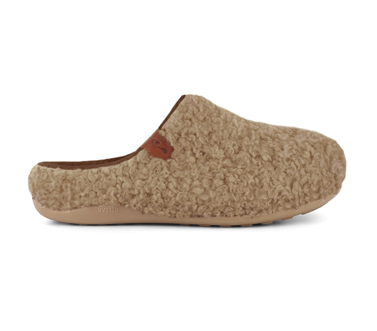 Strive Copenhagen II Women's Arch Supportive Slipper - Light Tan - Side