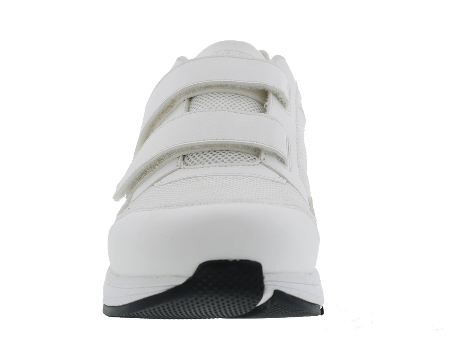 Drew Contest Mens Hook and Loop Slip Resistant Athletic Shoe -  White Combo