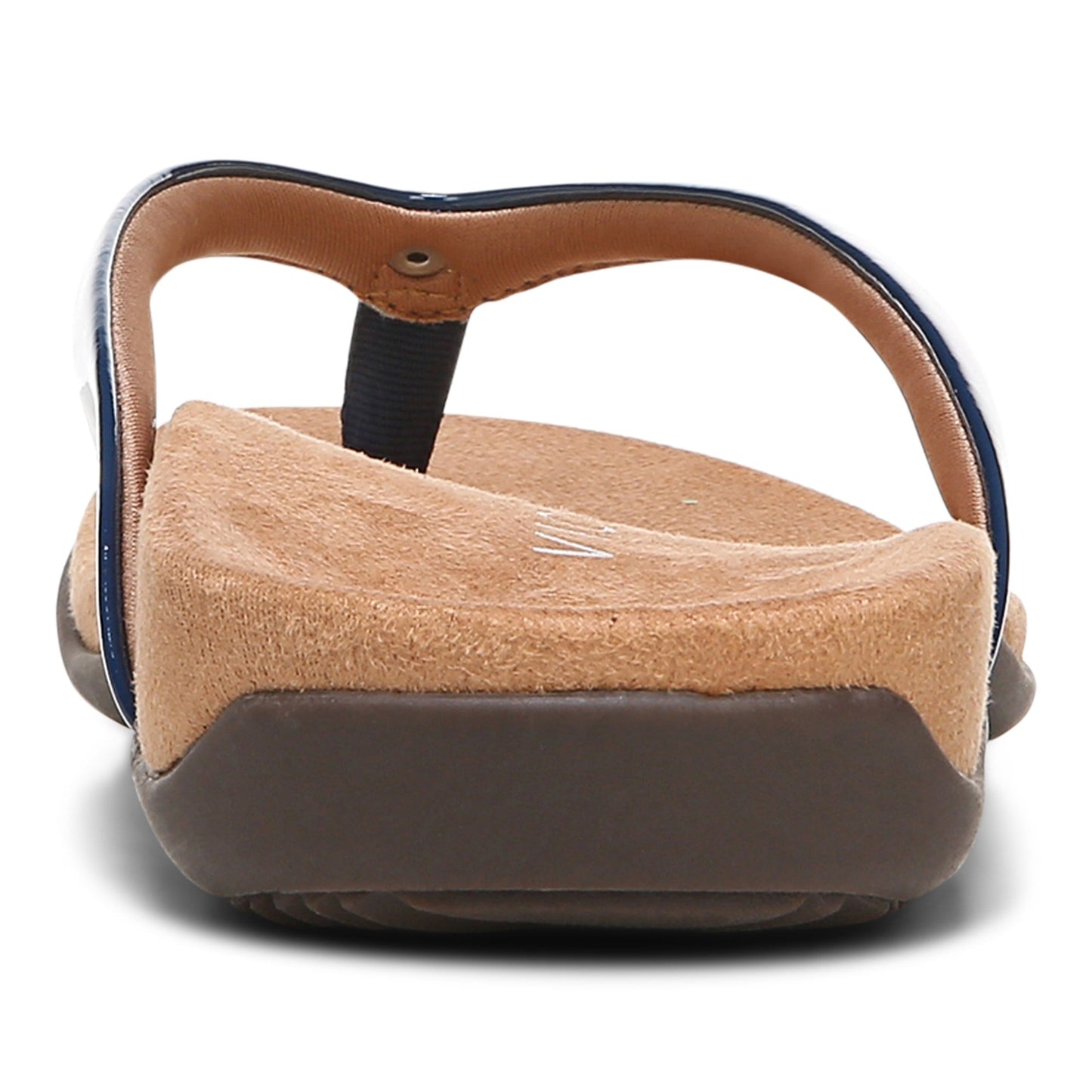 Vionic Davina Women's Supportive Flip Flop Sandal - Dark Blue - Back