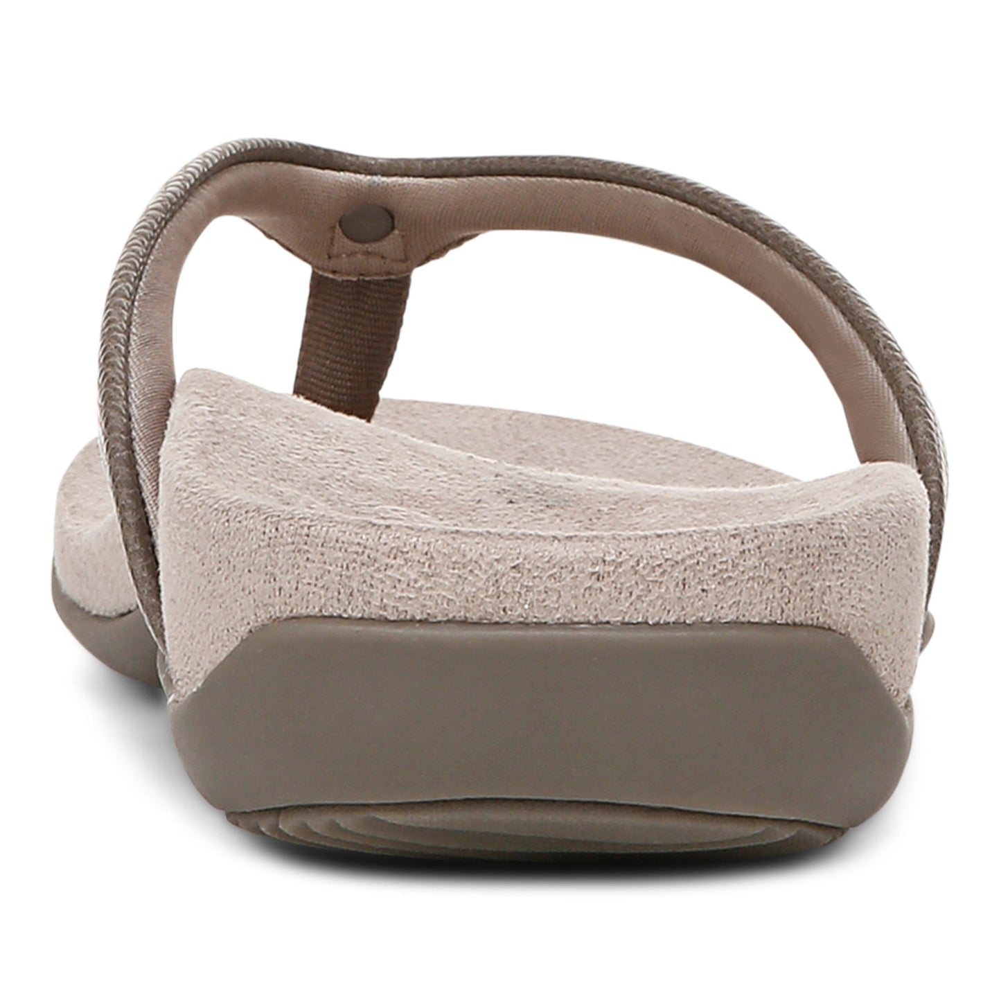 Vionic Davina Women's Supportive Flip Flop Sandal - Stone - Back