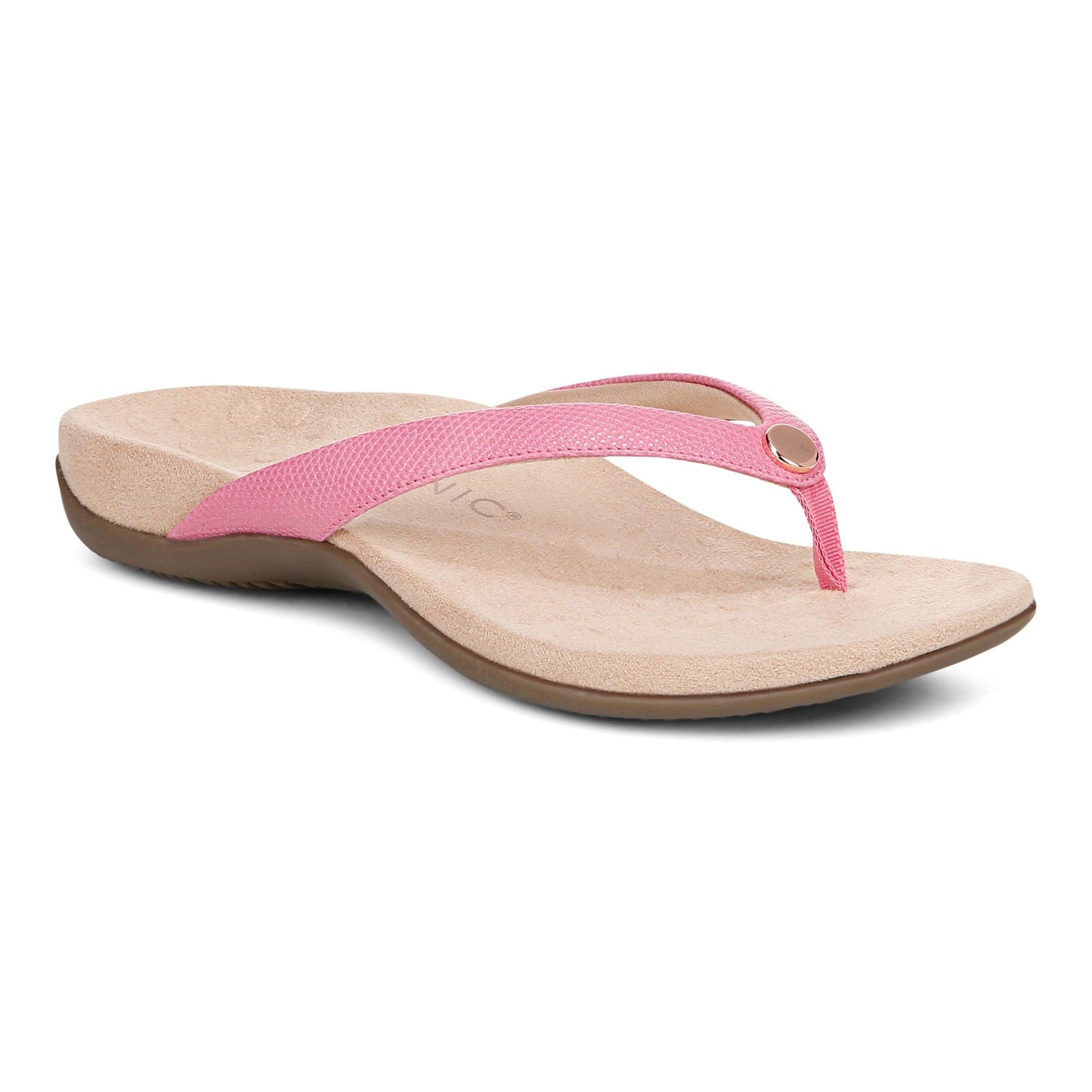 Vionic Davina Women's Supportive Flip Flop Sandal - Stargazer - Angle main