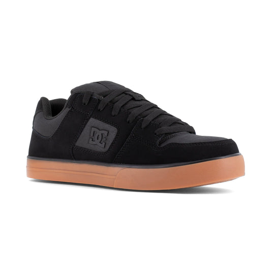 DC Work Crew Pure Work Men's Composite Toe Work Shoe - Black/Gum - Black/Gum - angle main