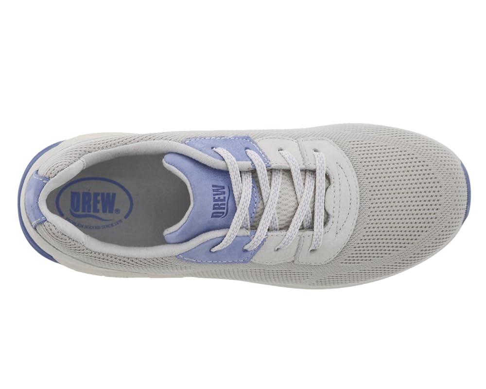 Drew Terrain Women's Lace-Up Shoe - Grey/Purple Mesh Combo