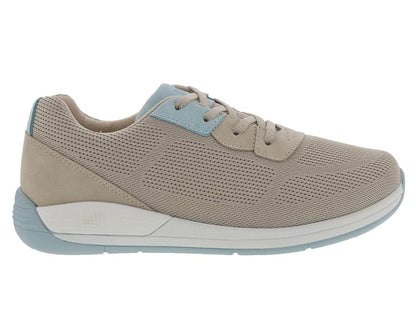 Drew Terrain Women's Lace-Up Shoe - Taupe/Teal Mesh Combo