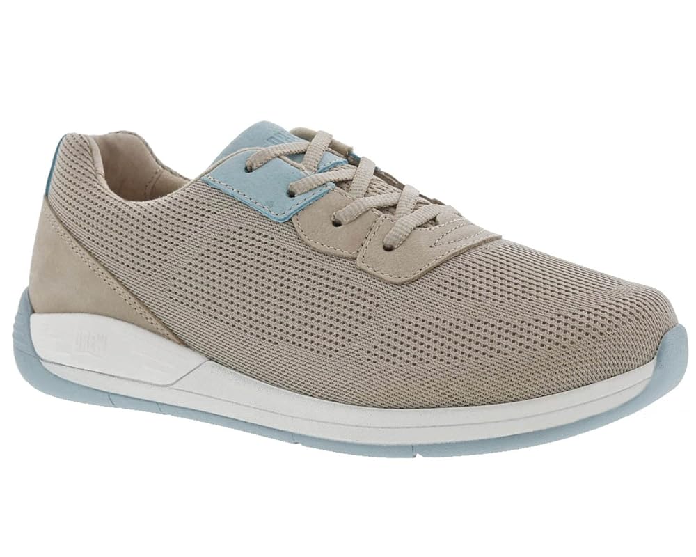 Drew Terrain Women's Lace-Up Shoe - Taupe/Teal Mesh Combo