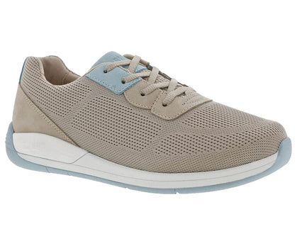 Drew Terrain Women's Lace-Up Shoe - Taupe/Teal Mesh Combo