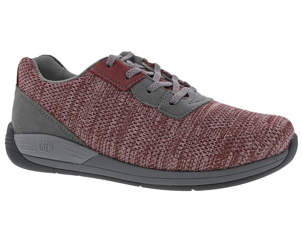 Drew Terrain Women's Lace-Up Shoe - Wine Knit