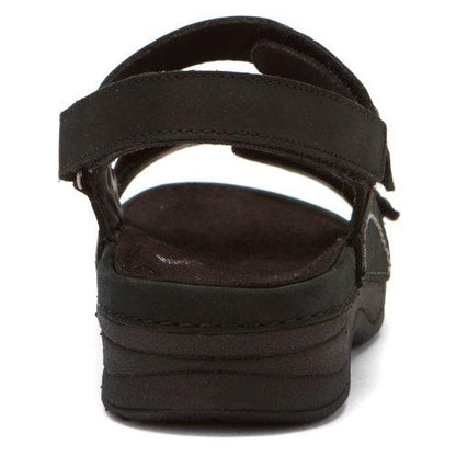 Drew Alexa - Women's Orthopedic Sandals - Black Nubuck