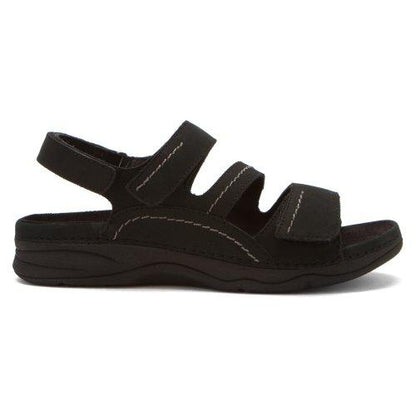 Drew Alexa - Women's Orthopedic Sandals - Black Nubuck