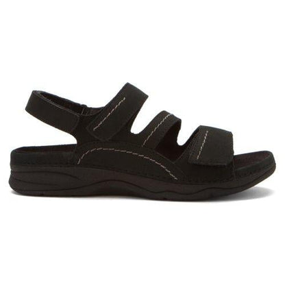 Drew Alexa - Women's Orthopedic Sandals - Black Nubuck