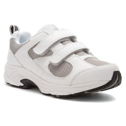 Drew Lightning II V - Strap Closure - Men\'s Walking Shoes - Wht/Gry Cmb