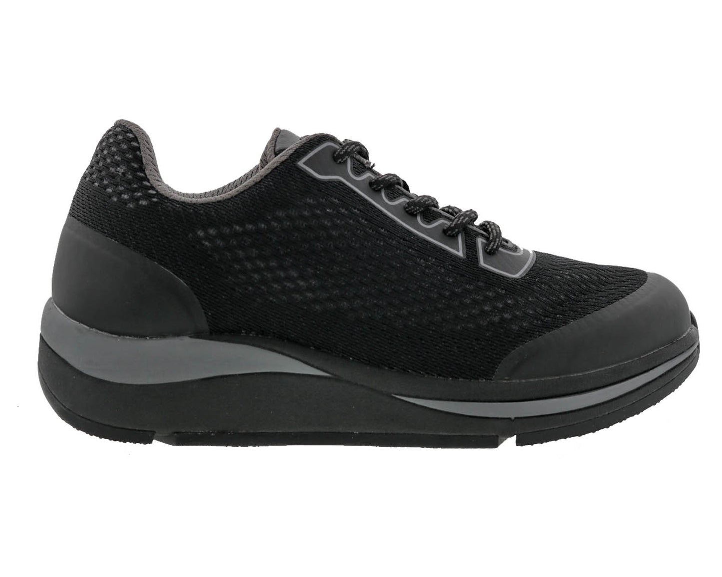 Drew Dash Women's Sneakers - Black Mesh Combo - Outside View