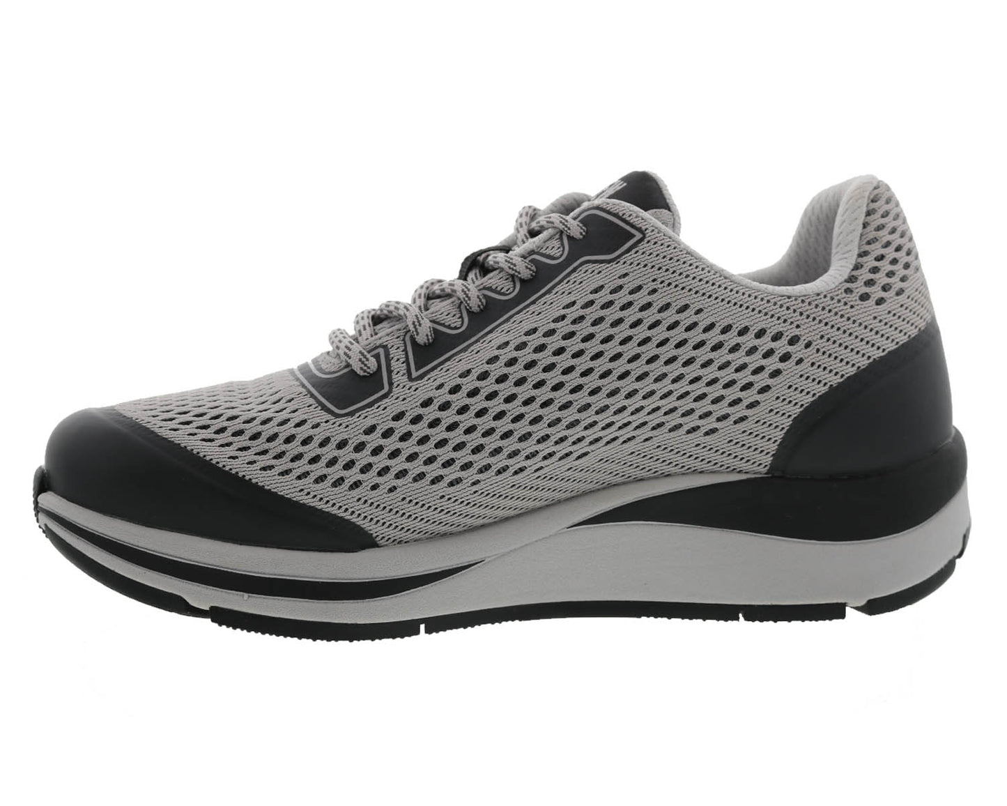 Drew Dash Women's Sneakers - Grey/Black Mesh Combo - Inside View