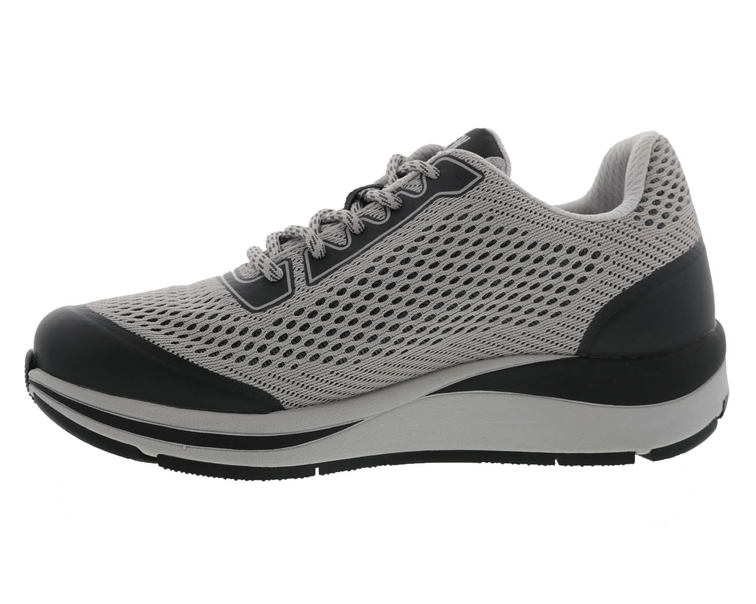 Drew Dash Women's Sneakers - Grey/Black Mesh Combo - Inside View