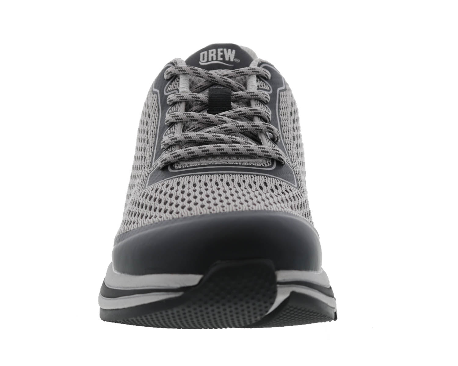 Drew Dash Women's Sneakers - Grey/Black Mesh Combo - Front View