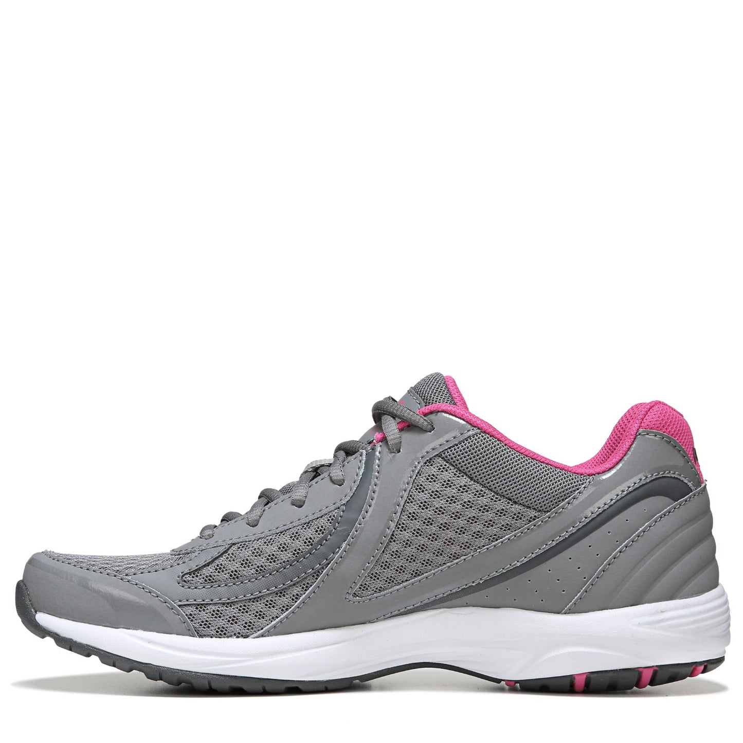 Ryka Dash 3 Women's Athletic Walking Sneaker - Frost Grey / Steel Grey - Left Side