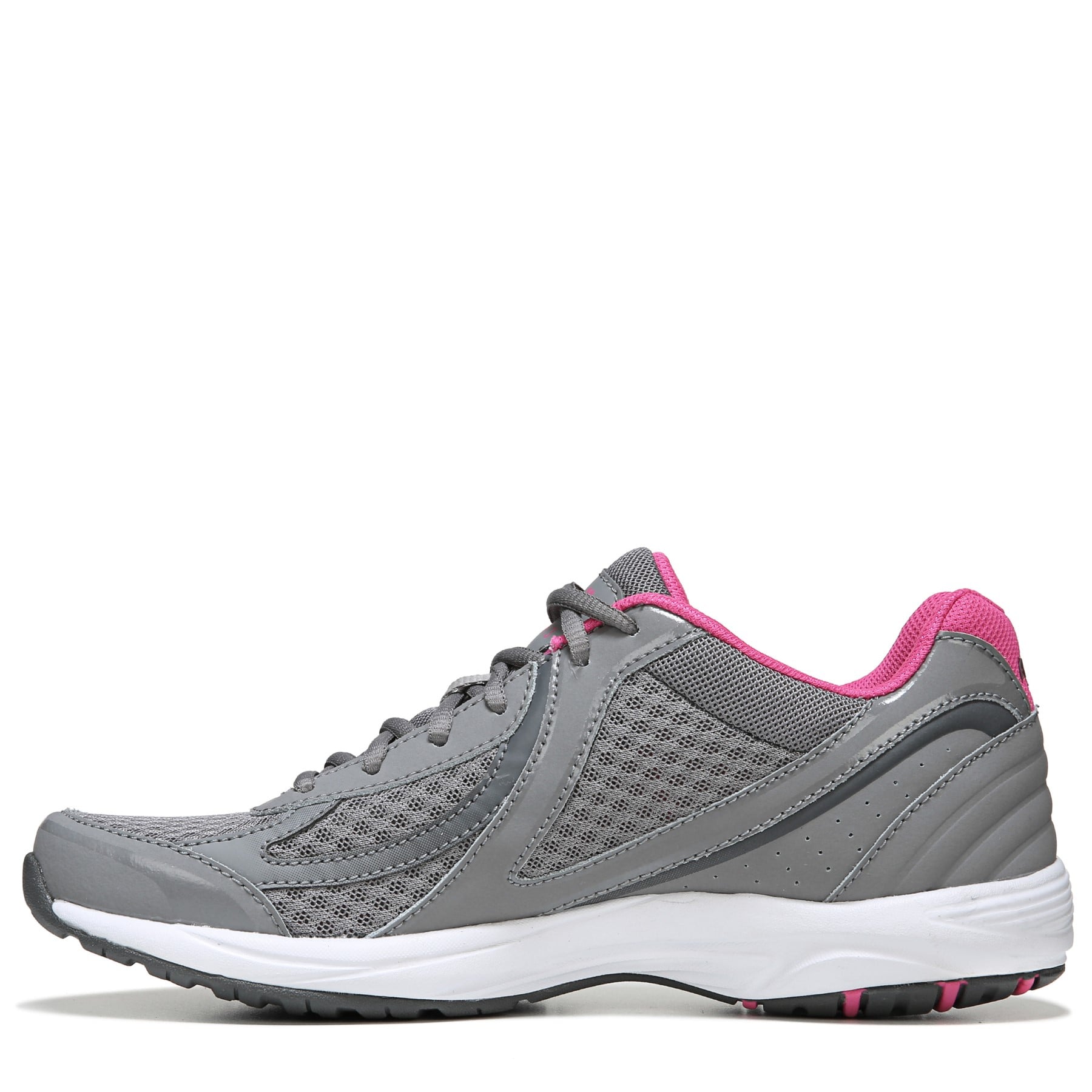 Ryka Dash 3 Women's Athletic Walking Sneaker - Frost Grey / Steel Grey - Left Side