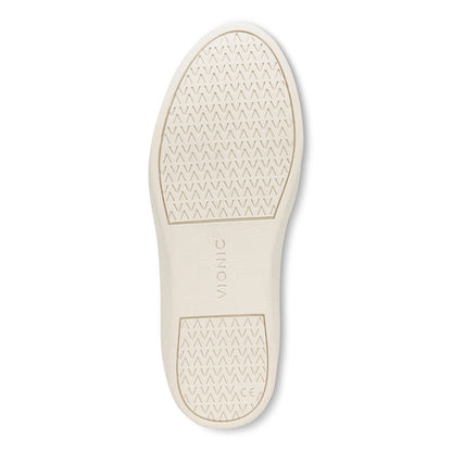 Vionic Elise Women's Leather Casual Comfort Sneakers - Black - Bottom