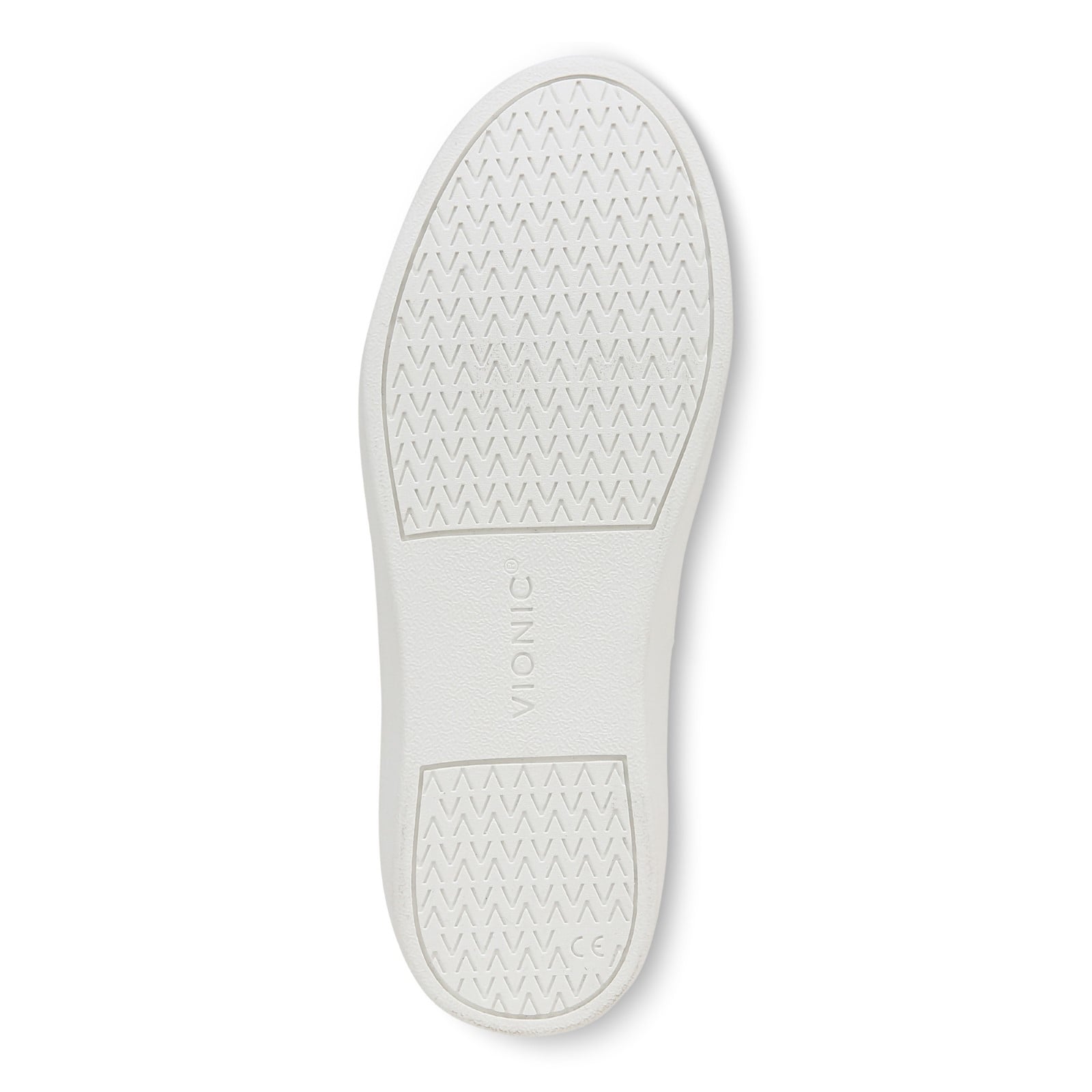 Vionic Elise Women's Leather Casual Comfort Sneakers - White - Bottom