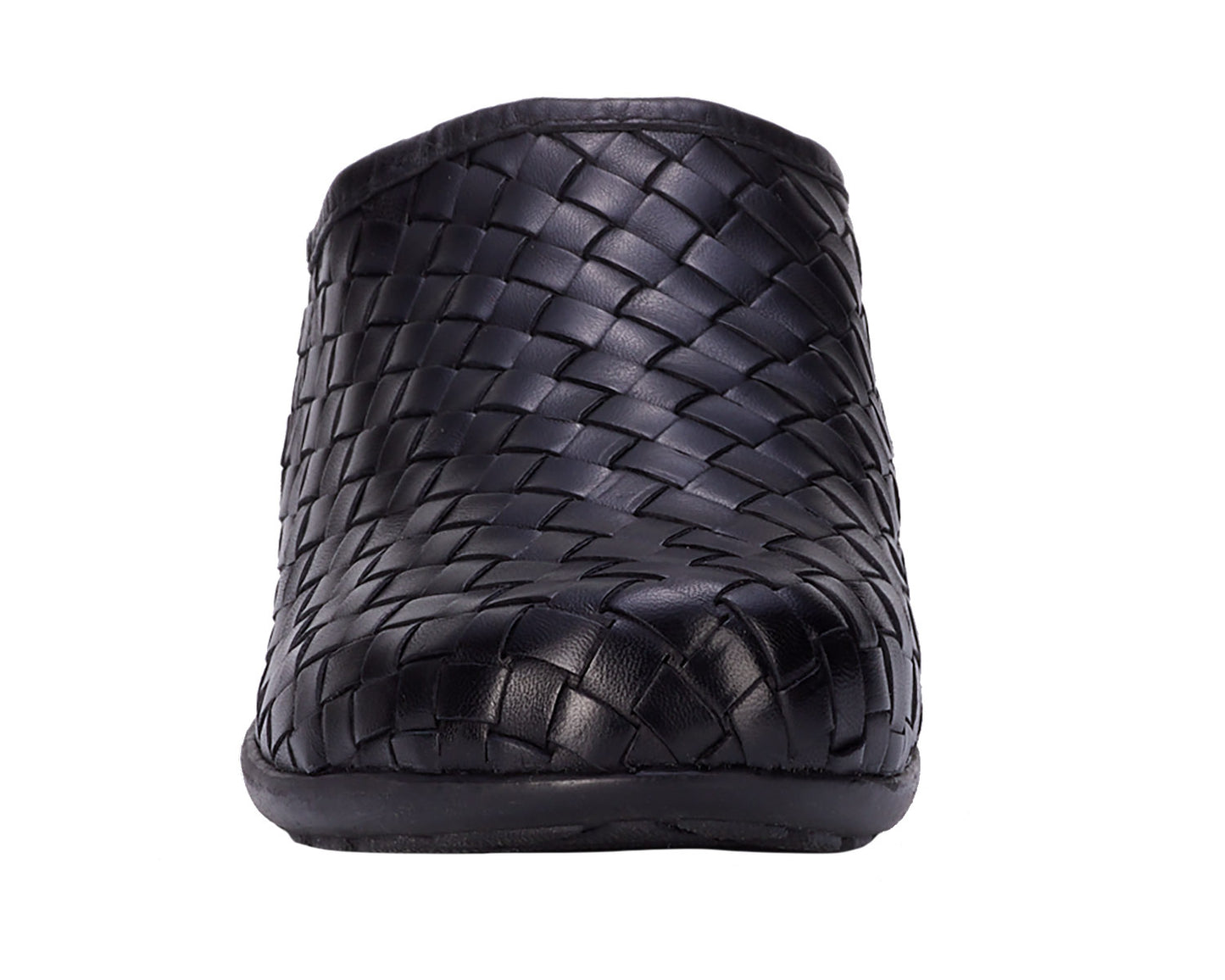 Ros Hommerson Emerson Women's Clog - Black Napa Leather - Front View