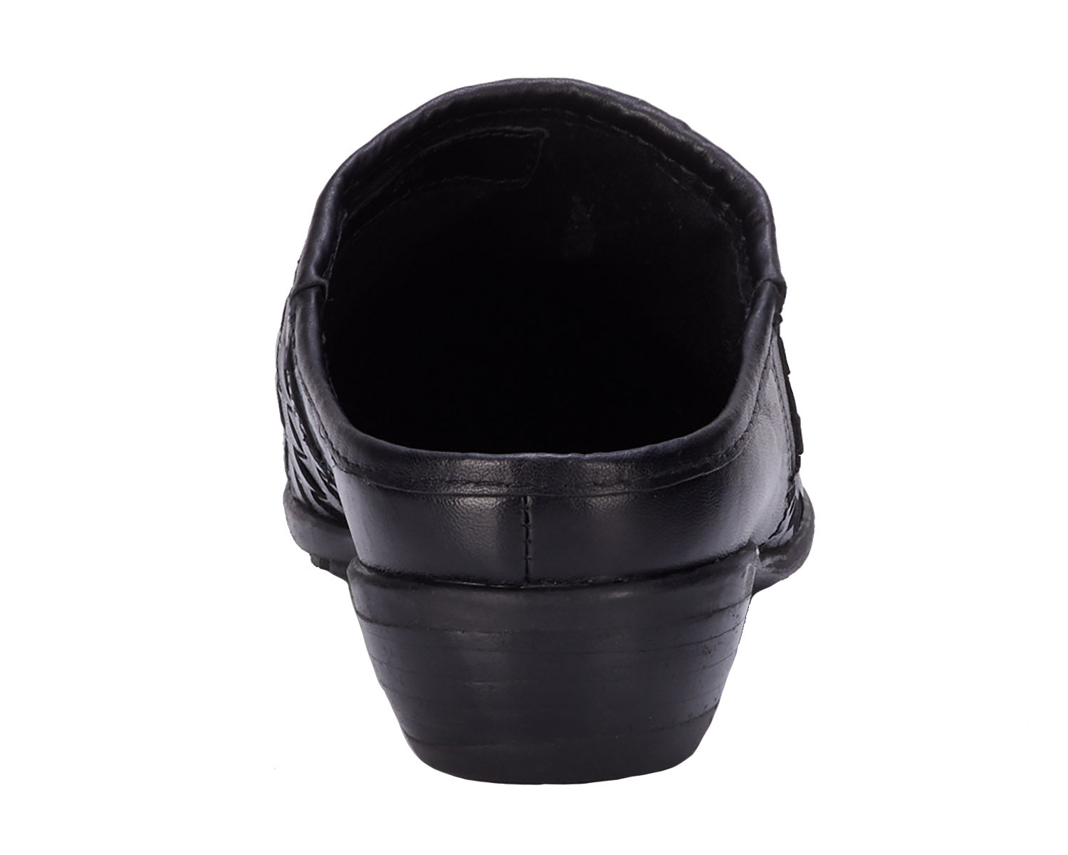 Ros Hommerson Emerson Women's Clog - Black Napa Leather - Back View