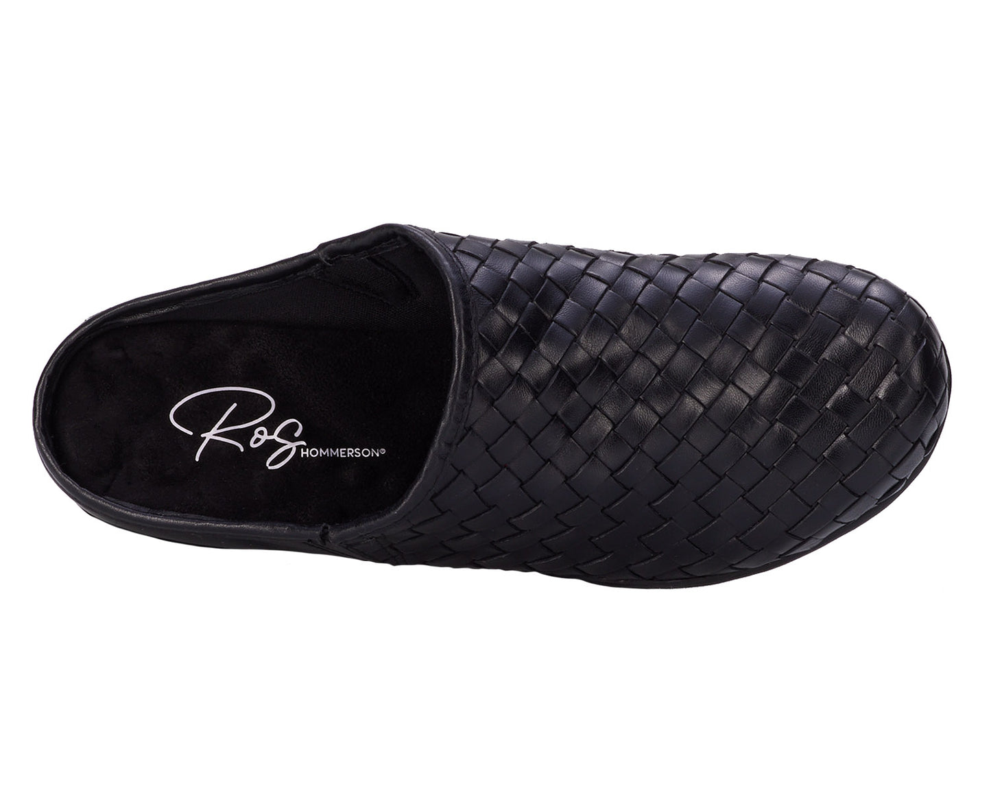 Ros Hommerson Emerson Women's Clog - Black Napa Leather - Sole View