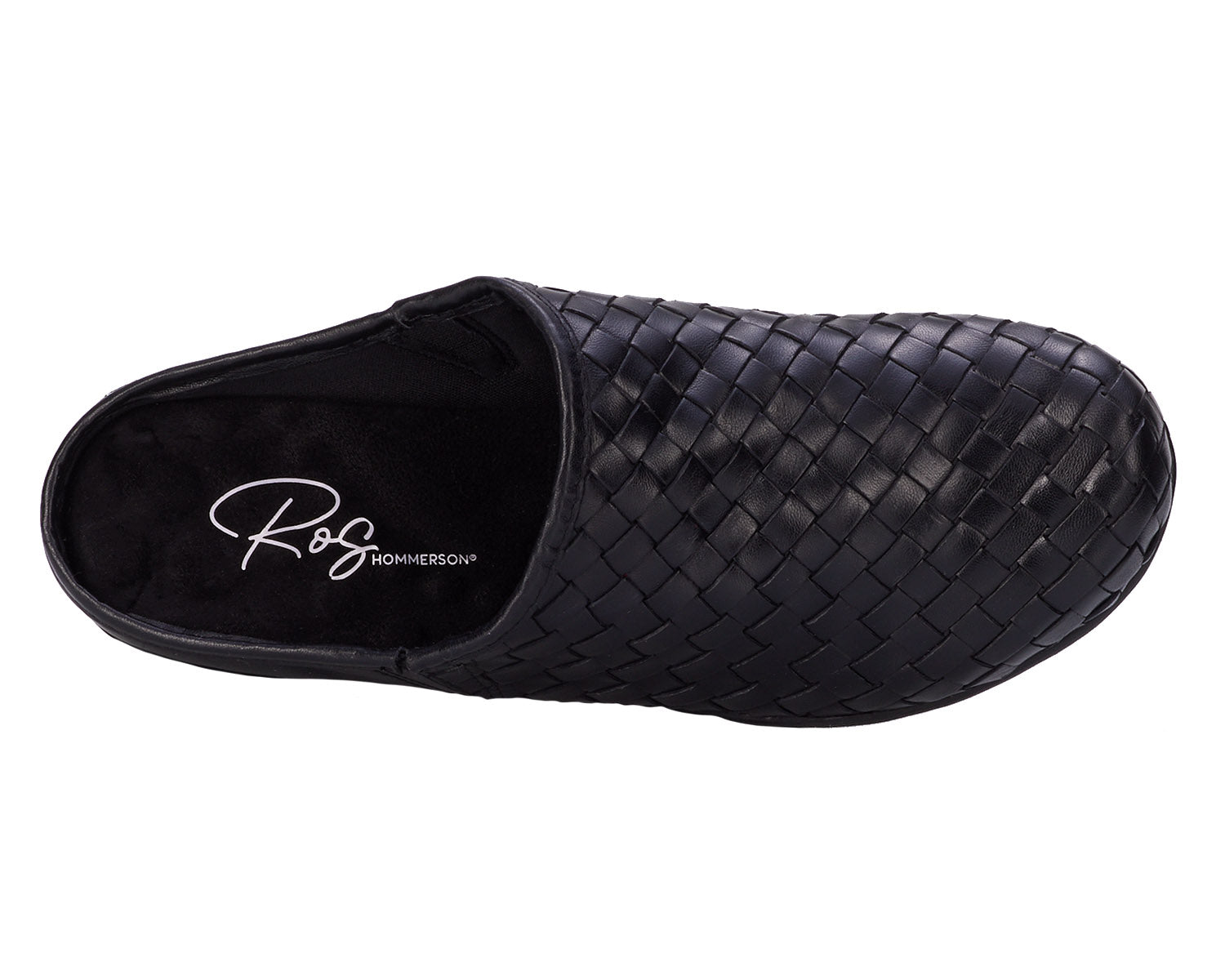 Ros Hommerson Emerson Women's Clog - Black Napa Leather - Sole View