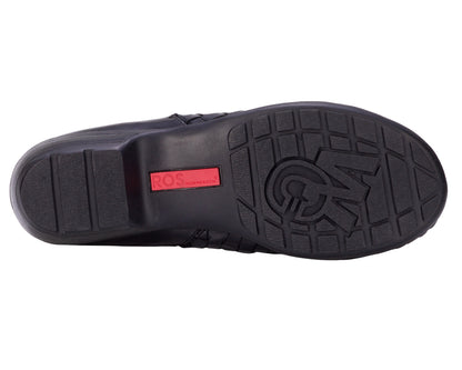 Ros Hommerson Emerson Women's Clog - Black Napa Leather - Top View