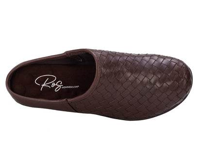 Ros Hommerson Emerson Women's Clog - Brown Napa Leather - Sole View